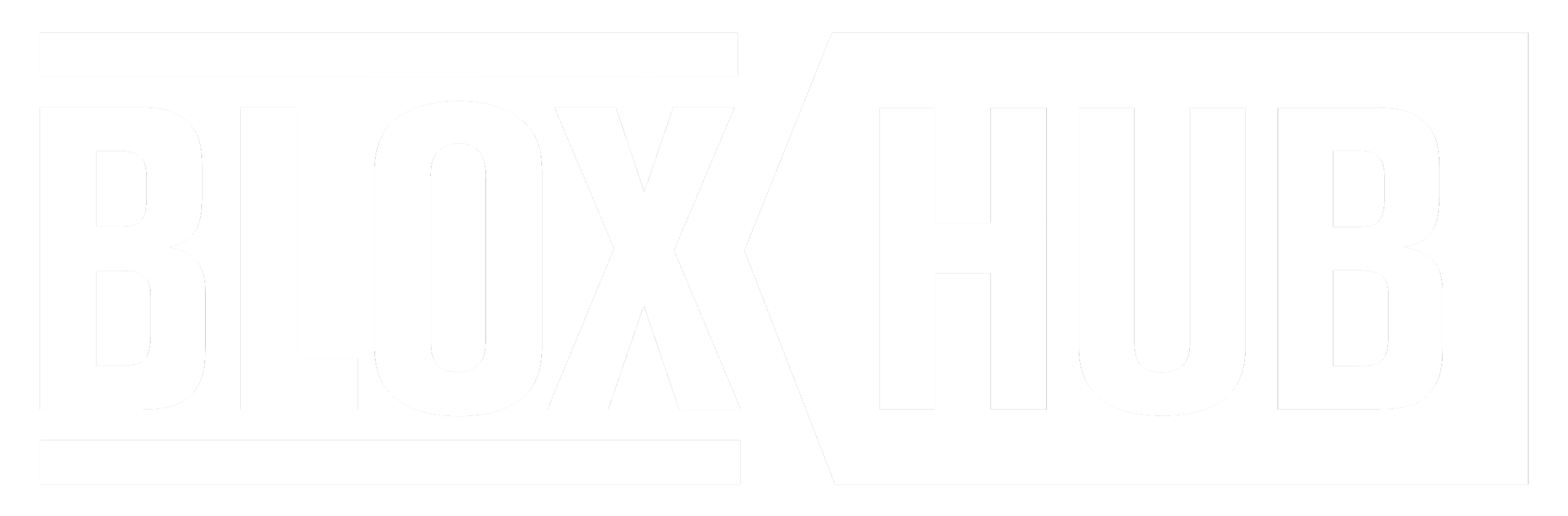 BLOXHUB logo white
